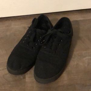 Black sneakers